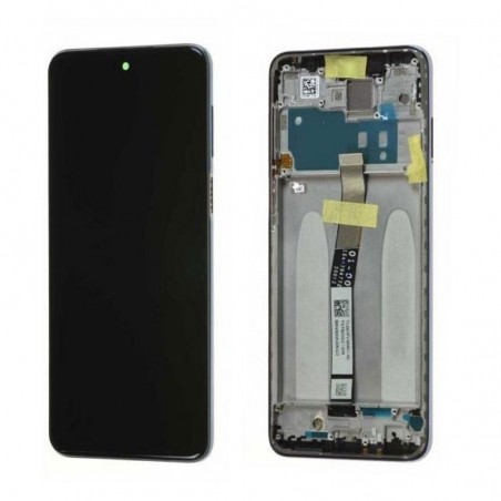 Xiaomi Service Pack Original LCD Display + Frame For Redmi Note 9S | INTERSTELLAR GRAY