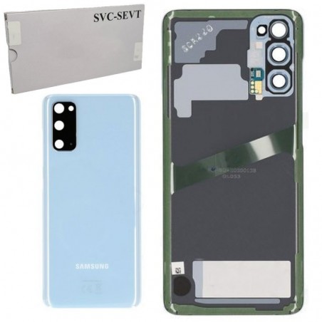 Discover Samsung Back Cover Originale Service Pack per Galaxy S20 G980F - G981F | Cloud Blue details
