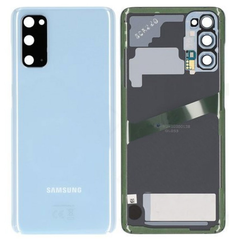 Samsung Back Cover Originale Service Pack per Galaxy S20 G980F - G981F | Cloud Blue