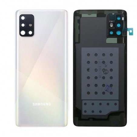 Samsung Back Cover Originale Service Pack per Galaxy A51 A515F | Prism White