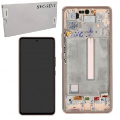 Acquista Samsung SERVICE PACK Display LCD ORIGINALE + Frame Per Galaxy A536 A53 5G | Gold su Smartness