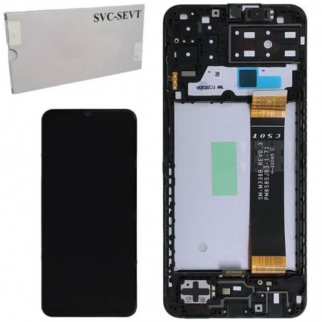 Scopri Samsung SERVICE PACK Display LCD ORIGINALE + Frame Per Galaxy A13 SM-A135 | FLAT CSOT M336 R0.3 / FLAT V04 V06 M236B in d