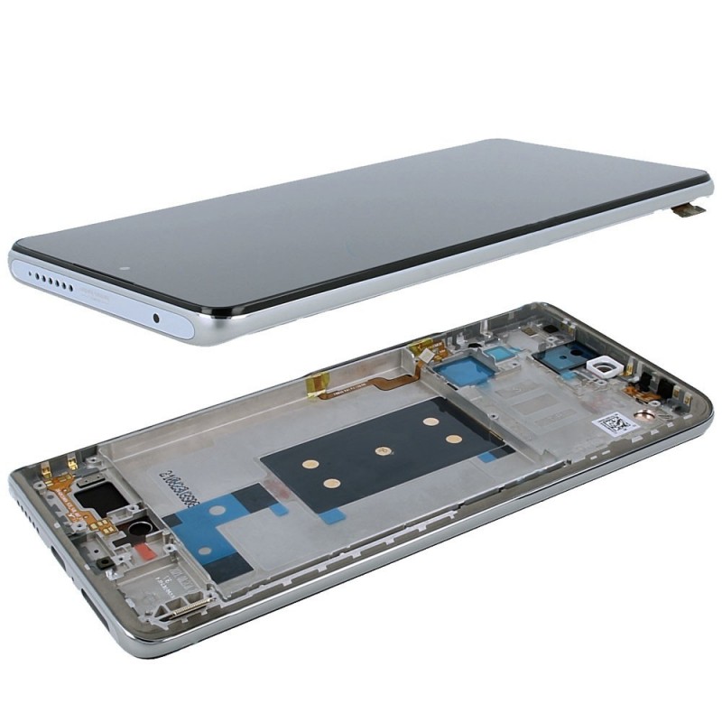Xiaomi Service Pack Original LCD Display + Frame For 11T PRO Silver 2107113SG 2107113SI
