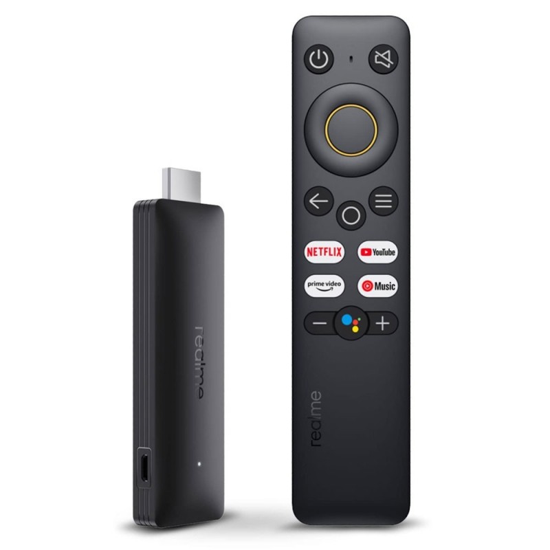 REALME Smart TV Stick Streaming Player with Remote Control | Black