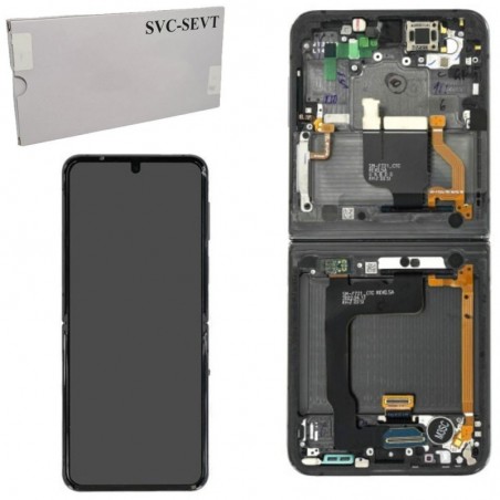 Compra Samsung SERVICE PACK Display LCD ORIGINALE + Frame Per Galaxy Z Flip 4 5g 2022 SM-F721 | NERO Black Inner online