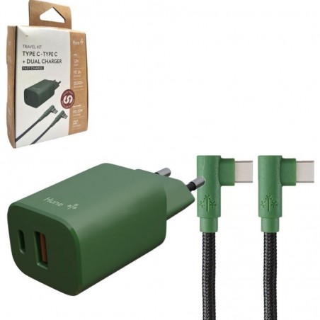 Compra HUNE Adattatore USB A - Type C + Cavo di Ricarica Type-C - Type-C Fast Charge PD 3A | 1.2m online