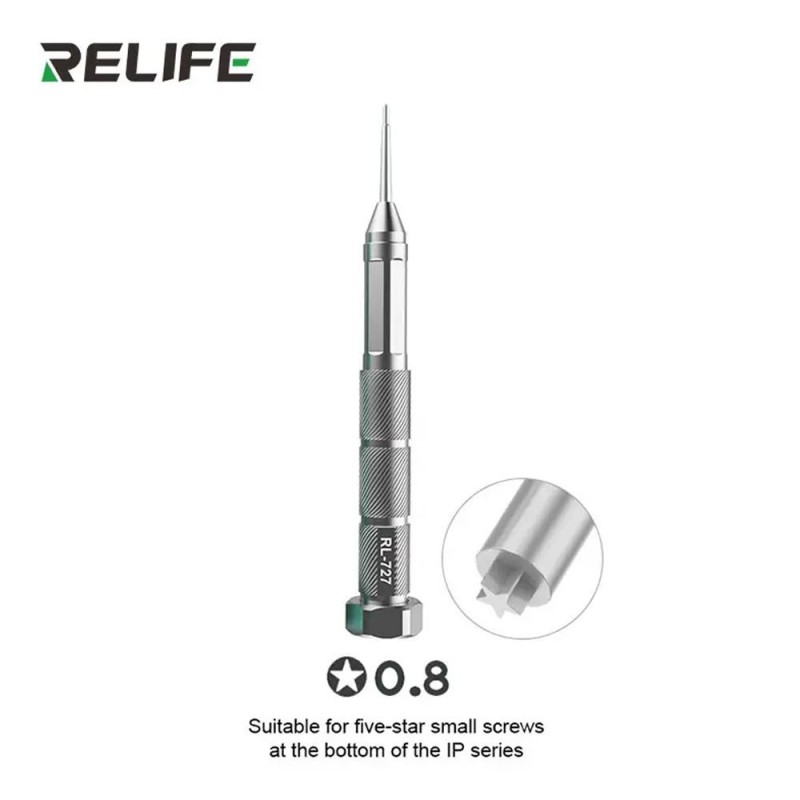 RELIFE RL-727 Cacciavite Dinamometrico 3D in Acciaio | Estrema Precisione | Screwdriver/*8 | GRIGIO