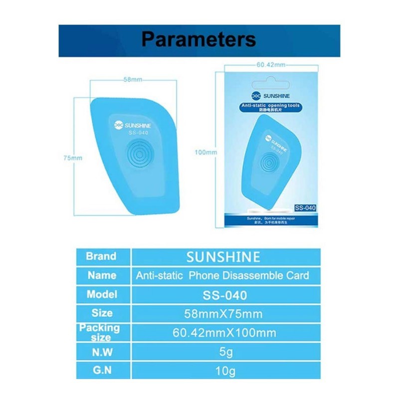 SUNSHINE SS-040 anti-static opening film