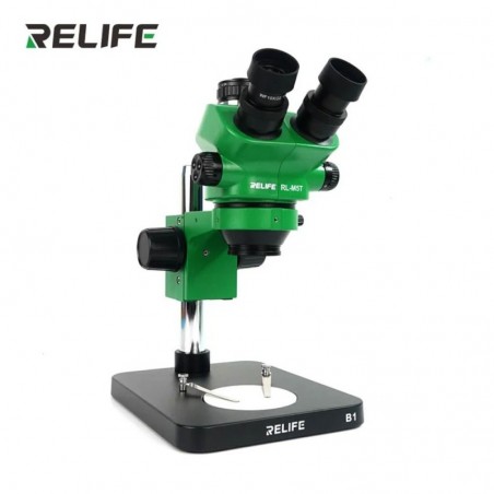 Compra RELIFE RL-M5T-B1 Microscopio trinoculare 7-50X Con interfaccia 0,5 CTV | VERDE online