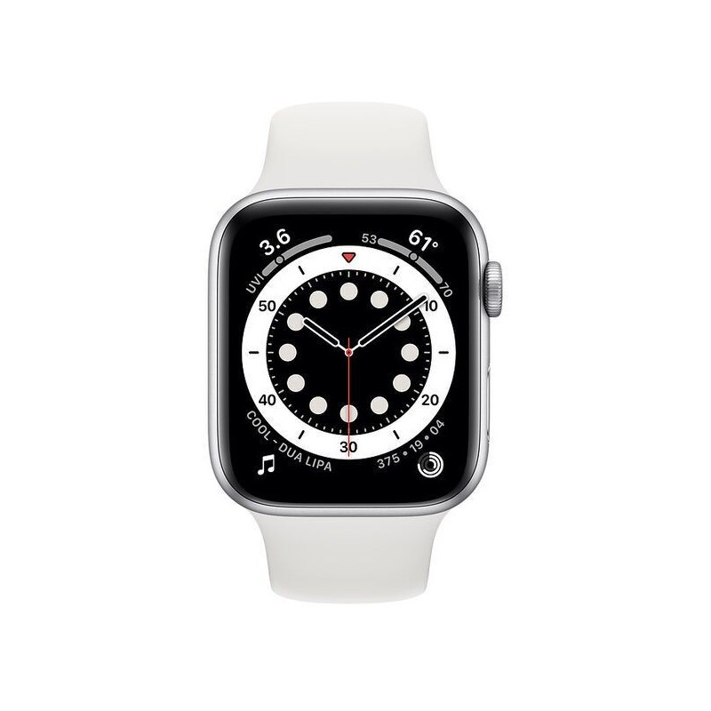 Apple Watch Serie 6 44mm 2020 GPS Silver Cassa in Alluminio Ricondizionato Pari al nuovo