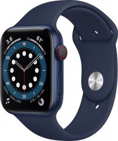 Buy Apple Watch Serie 6 44mm 2020 LTE Blu Navy Cassa in Alluminio Ricondizionato Pari al nuovo online