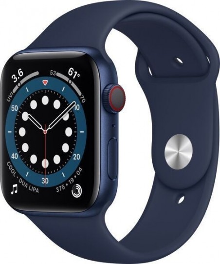 Compra Apple Watch Serie 6 44mm 2020 LTE Blu Navy Cassa in Alluminio Ricondizionato Pari al nuovo online