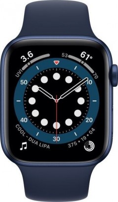 Apple Watch Serie 6 44mm 2020 LTE Blu Navy Cassa in Alluminio Ricondizionato Pari al nuovo 