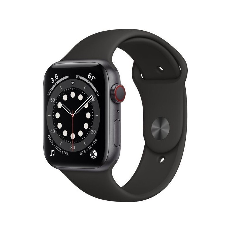 Apple Watch Serie 6 44mm 2020 LTE Space Gray Cassa in Alluminio Ricondizionato Pari al nuovo