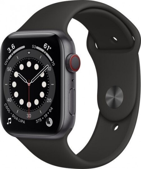 Apple Apple Watch Serie 6 44mm 2020 LTE Space Gray Cassa in Alluminio Ricondizionato Pari al nuovo for sale