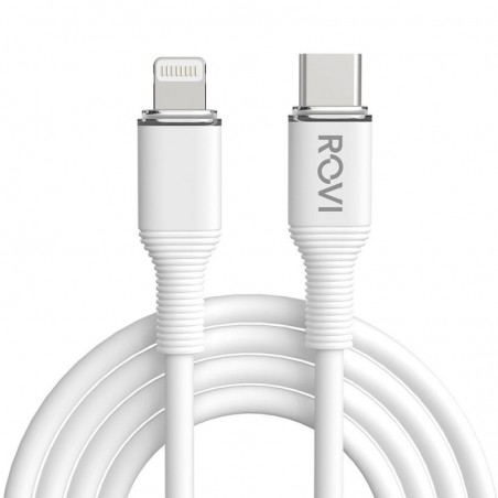 Rovi STRIPED S200C-L Cavo in PVC da Type-C a Lightning (100cm)