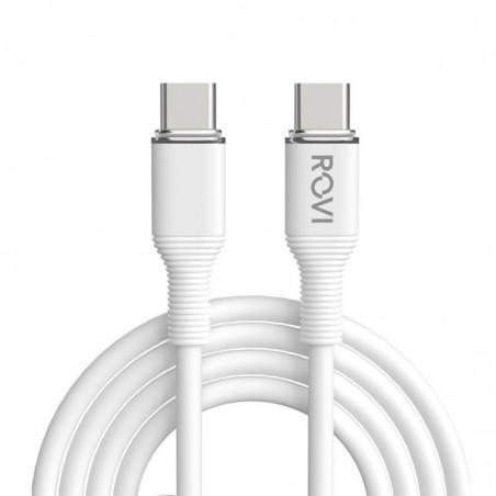 Rovi STRIPED SA200C-C Cavo in PVC da Type-C a Type-C (100cm)