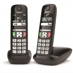 Scopri Siemens Gigaset Telefono Cordless E270 Duo Start Nero in dettaglio