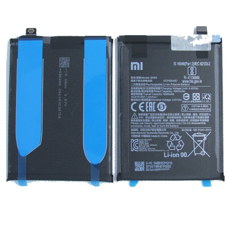 Xiaomi Service Pack Original BN59 Battery for Redmi Note 10 4G / 10S | M2101K7AI M2101K7BG M2101K7BNY M2101K7BL