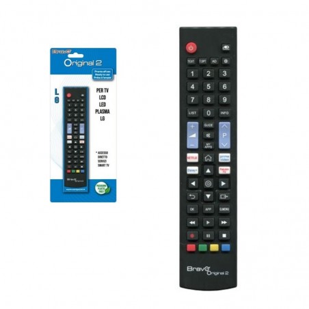 Immagine prodotto Bravo Telecomando di Ricambio ORIGINAL 2 Per TV LG (Case Originale della Casa)