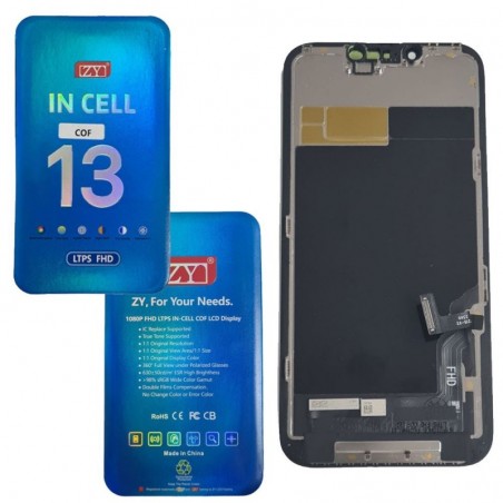 Compra Display LCD ZY INCELL FHD LTPS COF 1:1 Per Apple iPhone 13 | IC INTERCAMBIABILE online