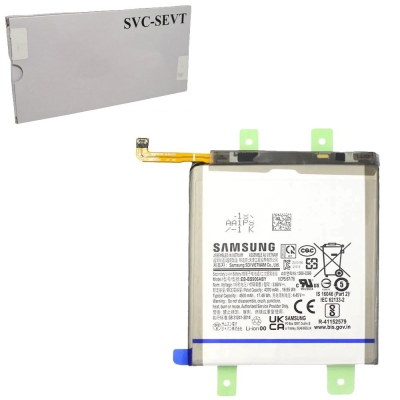 Samsung Service Pack Batteria EB-BS906ABY Originale per Galaxy S22 Plus SM-S906B