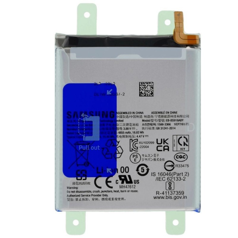 Samsung Service Pack Batteria EB-BS918ABY Originale per Galaxy S23 Ultra 5G SM-S918B