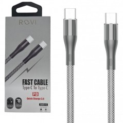 Rovi Rovi Sport SA31 Cavo di Ricarica in Nylon da USB-C a USB-C 1mt 3A | Silver for sale