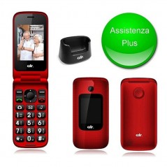 Scopri CDR Cellulare GSM Quad Band MC105R Dual Sim con Tasto SOS | Rosso in dettaglio