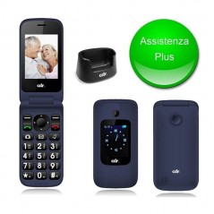 Compra CDR Cellulare GSM Quad Band MC105BL Dual Sim con Tasto SOS | Blue online