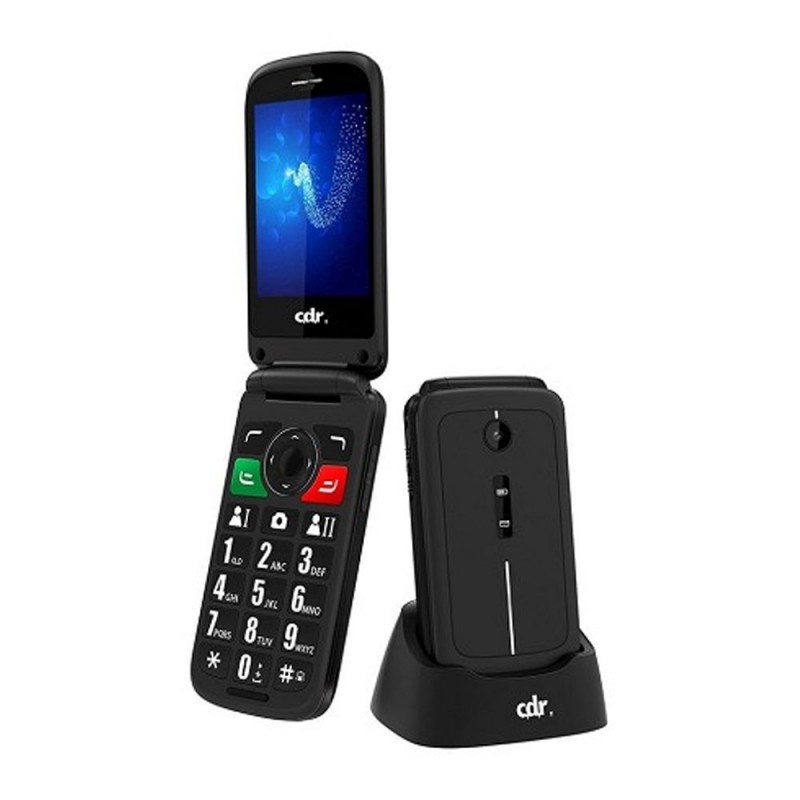 CDR C50B Dual Sim Quad Band GSM Cell Phone with SOS Button | Black CDR C50B Dual Sim Quad Band GSM Cell Phone with SOS Button | Black