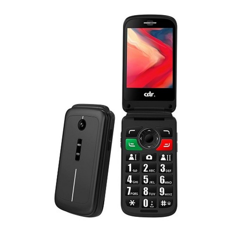 CDR Cellulare GSM Quad Band C50B Dual Sim con Tasto SOS | Nero