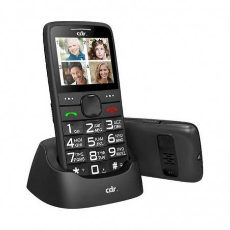 Foto di CDR Cellulare GSM 2G M300B Dual Sim con Tasto SOS | Nero - CDR