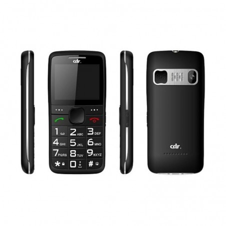 CDR M300B Dual Sim 2G GSM Cell Phone with SOS Button | Black