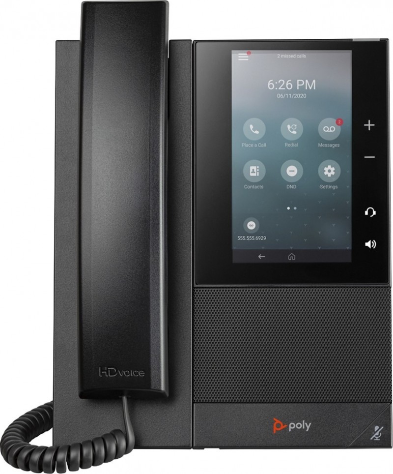 Poly Telefono IP CCX500 VoIP Nero cod. 2200-49720-019 con Display IPS