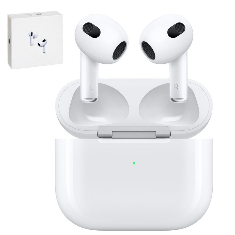 Apple AirPods 3 Terza Generazione MPNY3ZM/A Auricolare Bluetooth Con Custodia di Ricarica Lightning Apple AirPods 3 Terza Generazione MPNY3ZM/A Auricolare Bluetooth Con Custodia di Ricarica Lightning
