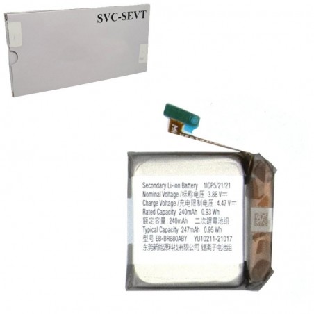 Scopri Samsung Service Pack Batteria EB-BR880ABY 247MAH Originale per Galaxy Watch 4 / Watch 4 Classic 40MM in dettaglio