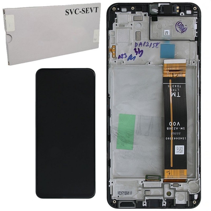 Samsung SERVICE PACK Display LCD ORIGINALE + Frame Per Galaxy A236 A23 5G | FLAT V00 A236B / BOE B6 A236 / CDOT A236B