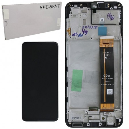 Samsung Samsung Service Pack Display LCD + FRAME Per Galaxy A236 A23 5G FLAT A236B V00 | Nero for sale