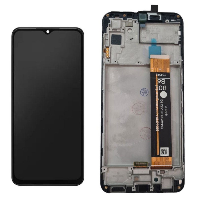 Samsung SERVICE PACK Display LCD ORIGINALE + Frame Per Galaxy A236 A23 5G | FLAT V00 A236B / BOE B6 A236 / CDOT A236B