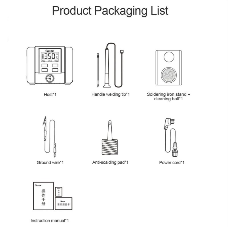  QUICK TS11 Soldering Station | 90W | 100 to 450°C