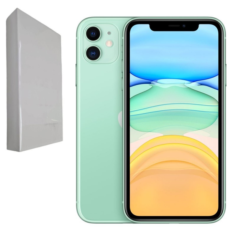 IPHONE 11 128 GB GREEN - PRE OWNED GRADE A/A+ (SCATOLA + CAVO LIGHTNING USB-C) - 12 MESI DI GARANZIA