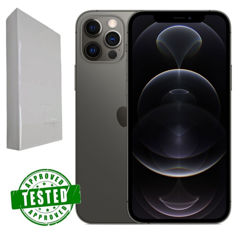 IPHONE 12 PRO 256 GB GRAPHITE - PRE OWNED GRADE A/A+ (SCATOLA + CAVO LIGHTNING USB-C) - 12 MESI DI GARANZIA