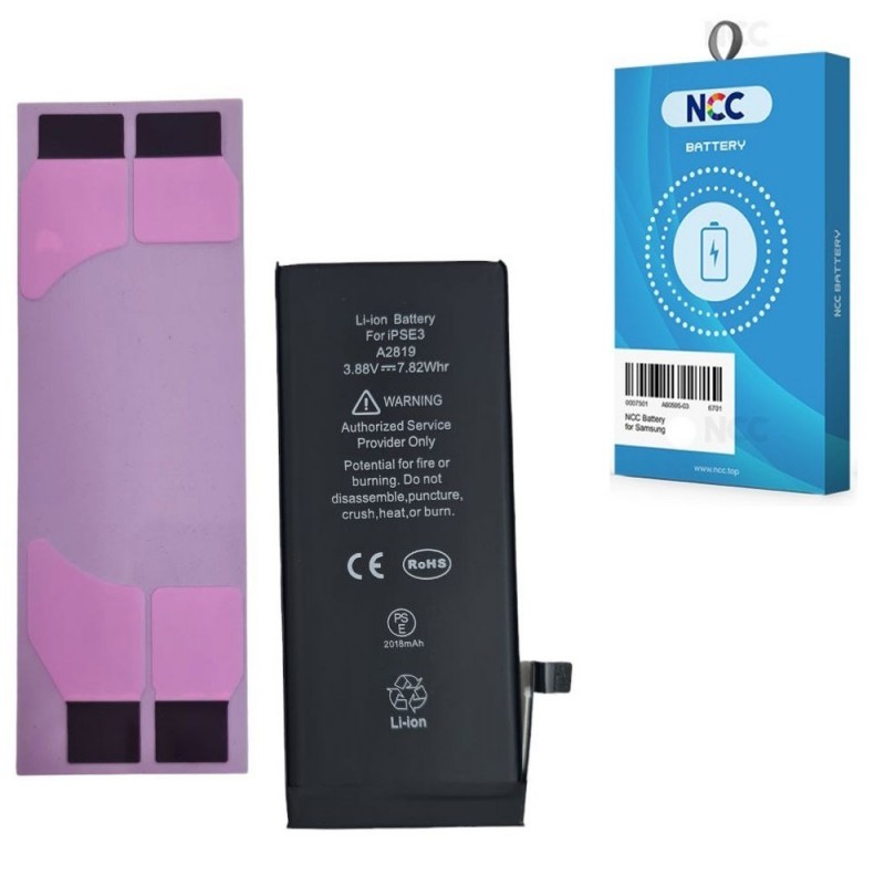 NCC Compatible Battery for Apple iPhone SE 2022 A2783 A2595 A2785 A2782 A2784 | ZY Taiwan Chip