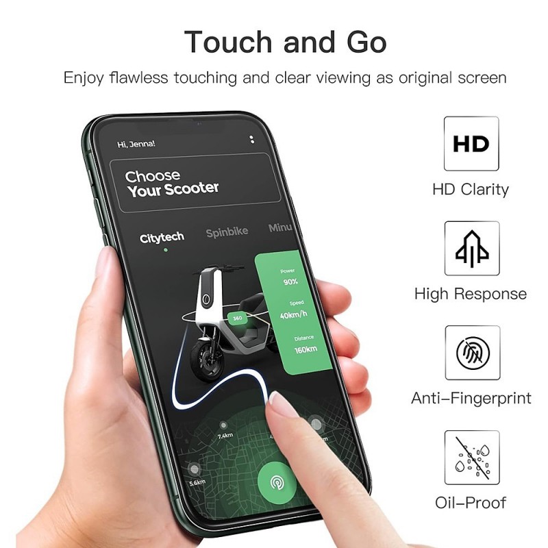 NCC 3D Ceramic Tempered Glass Screen Protector High Definition for Apple iPhone 13 / 13 Pro / 14