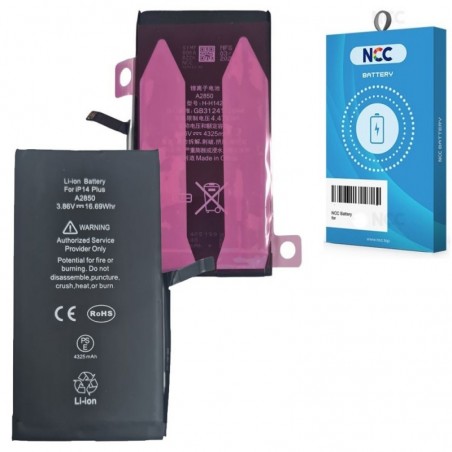 Acquista NCC Batteria Compatibile per Apple iPhone 14 Plus A2886 A2632 A2885 A2896 A2887 | ZY Taiwan Chip su Smartness