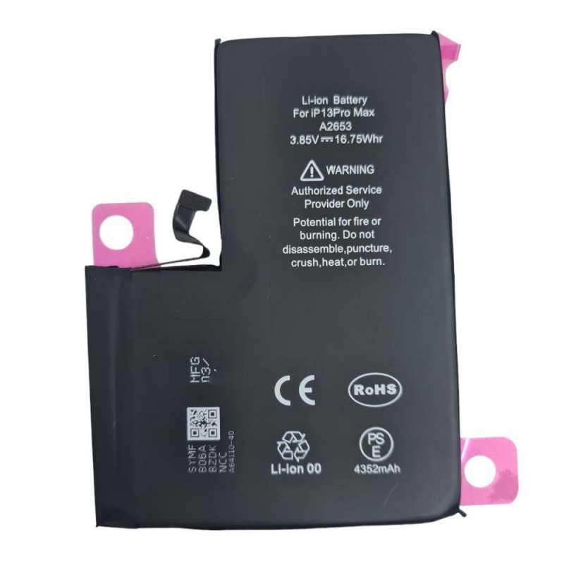 NCC Compatible Battery for Apple iPhone 13 Pro Max A2643 A2484 A2641 A2644 A2645 | ZY Taiwan Chip
