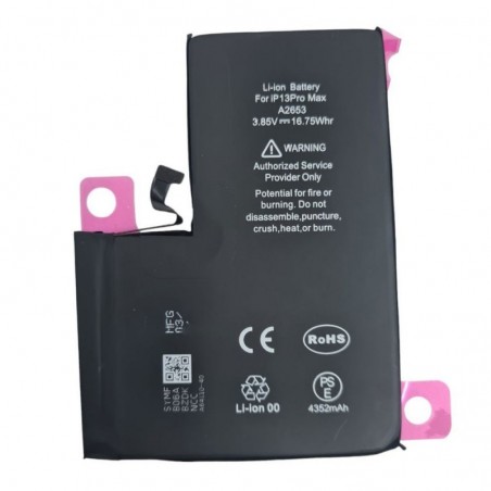 NCC Batteria Compatibile per Apple iPhone 13 Pro Max A2643 A2484 A2641 A2644 A2645 | ZY Taiwan Chip