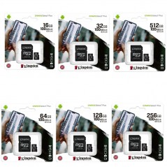 Kingston Kingston Canvas Select Plus MicroSd HC SDCS2/16/32GB MicroSdXC SDCS2/64/128/256GB CL 10 100MB/s for sale