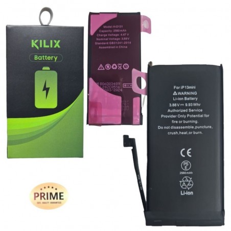 Scopri KILIX PRIME Batteria Compatibile per Apple iPhone 13 mini MAGGIORATA - 2560mAh in dettaglio